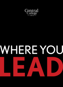 Leadership viewbook cover, "Where You Lead"