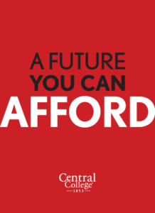 "A Future You Can Afford" - Cover of the parent financial aid viewbook
